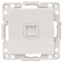 Стокгольм Механизм Розетки RJ-45 1-местной белый EKF