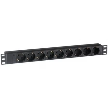 Блок розеток ExeGate ServerPro PDU-19H901 Al-9S-C14, 19",1U,алюм, 9Schuko, С14EX280847RUS